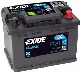EC542 EXIDE Стартерная аккумуляторная батарея